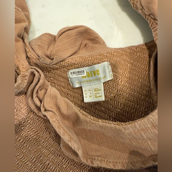 Maeve Brown Ruffle Top - Picture 6 of 6